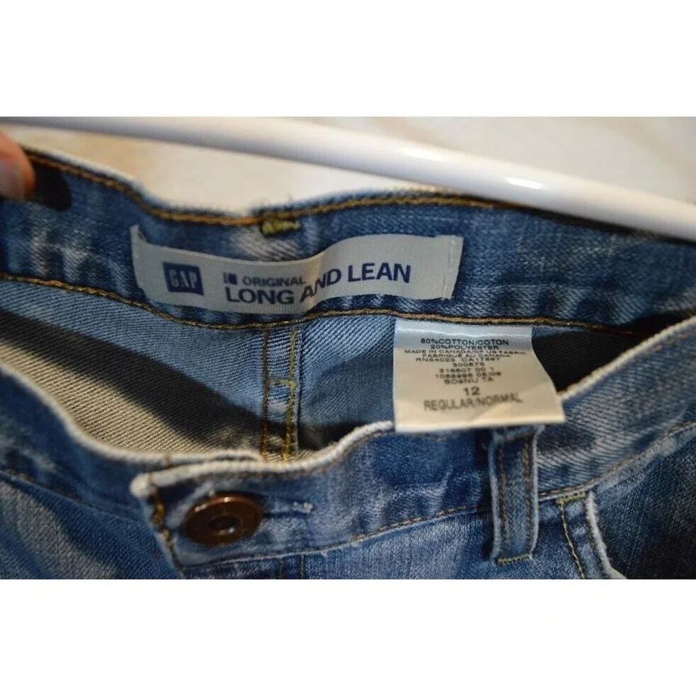 Gap 1969 Jeans Long‎ and Lean Size 12 Womens Blue Boot Cut Casual